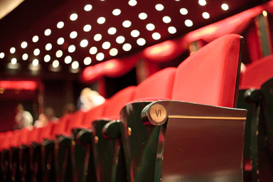 Seats in a theater.