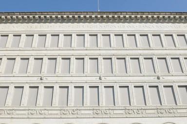 Devanture de la banque nationale suisse.
